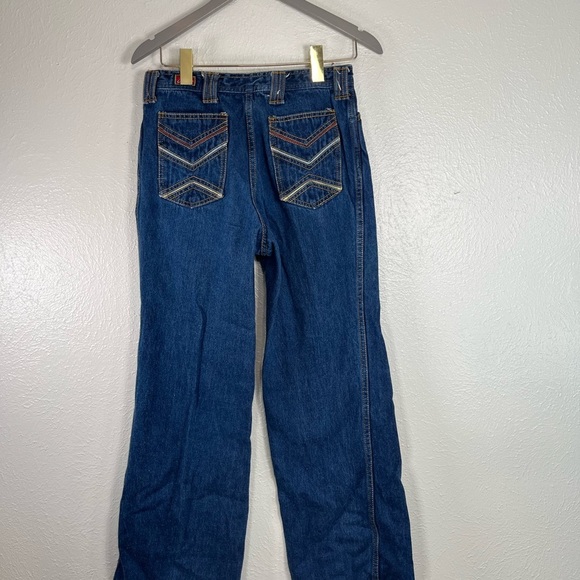 Vintage made in hong kong “male” flare jeans - Picture 3 of 4
